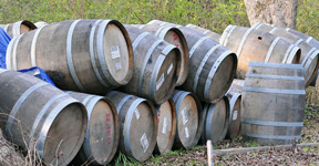 old barrels